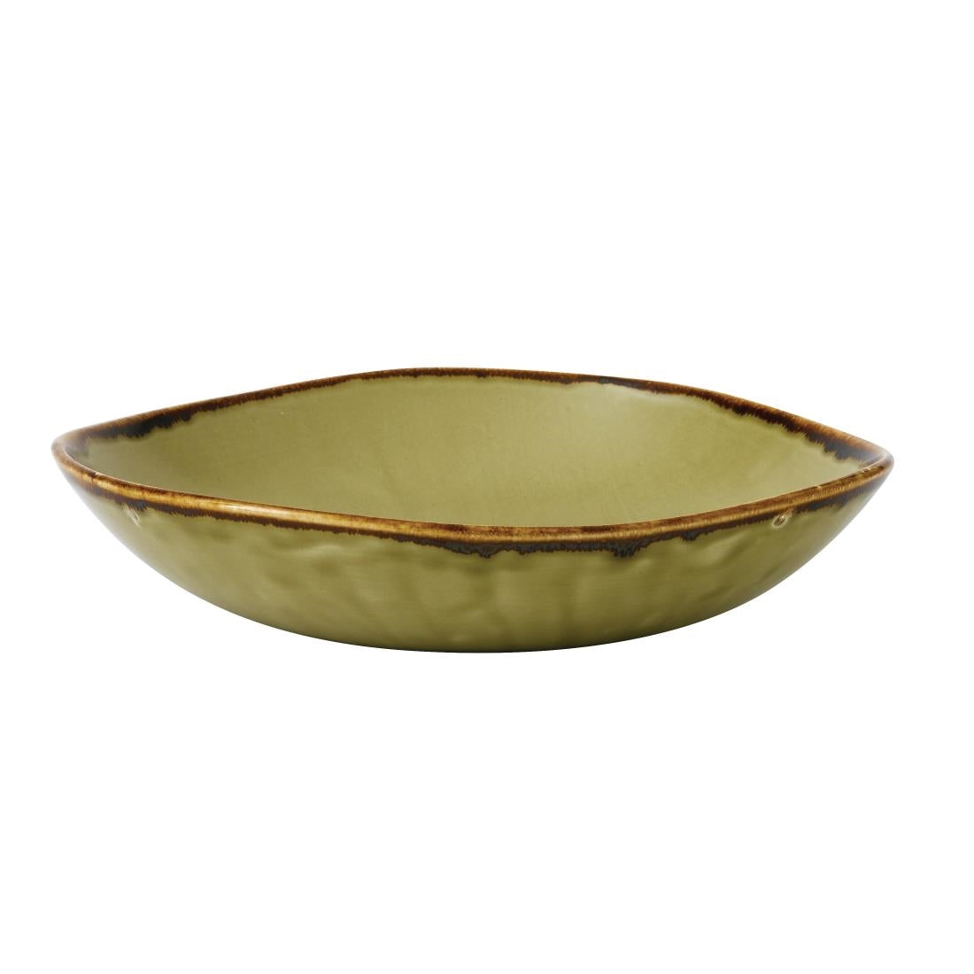 Dudson Harvest Trace Organic Bowls Green 253mm (12 Pack)