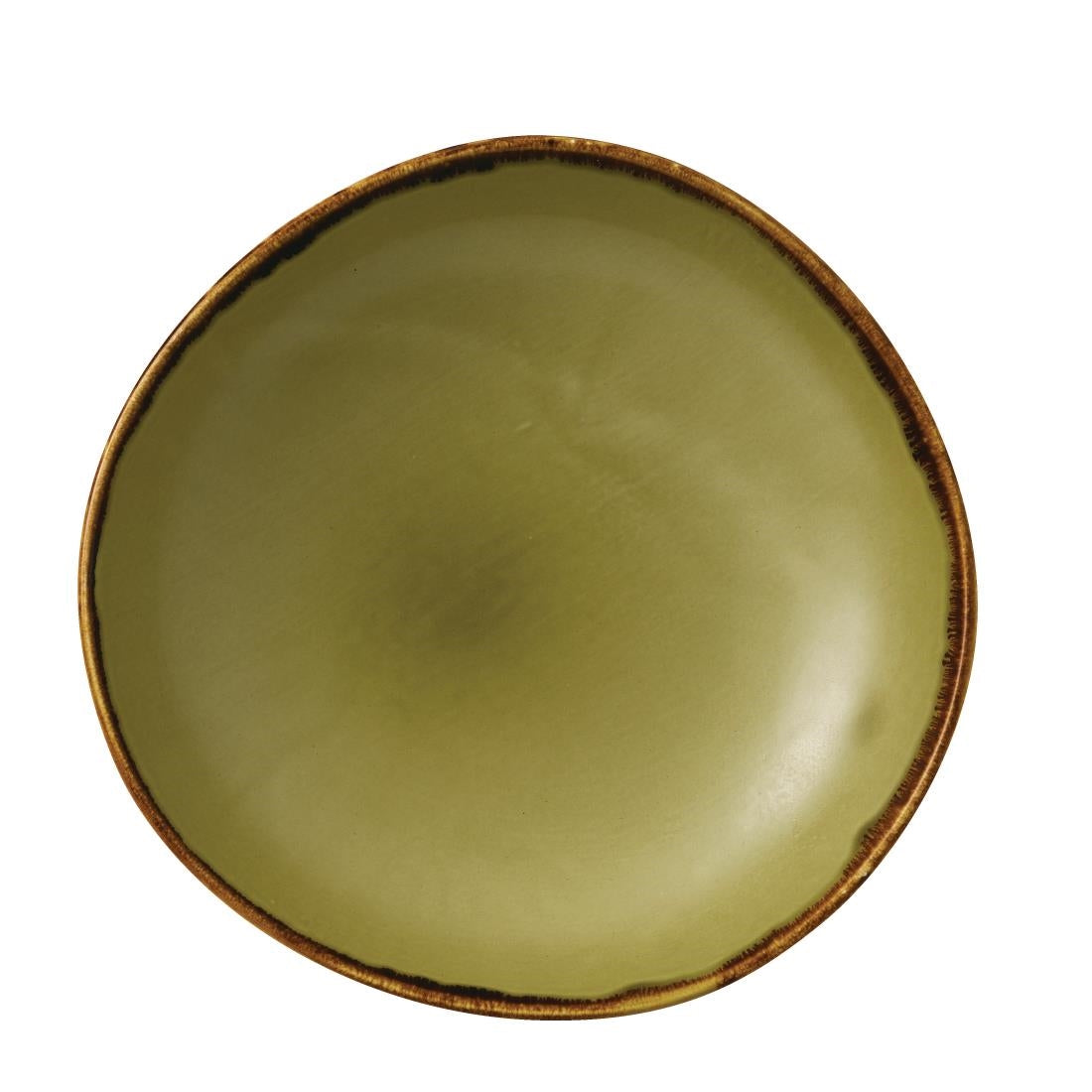 Dudson Harvest Trace Organic Bowls Green 253mm (12 Pack)