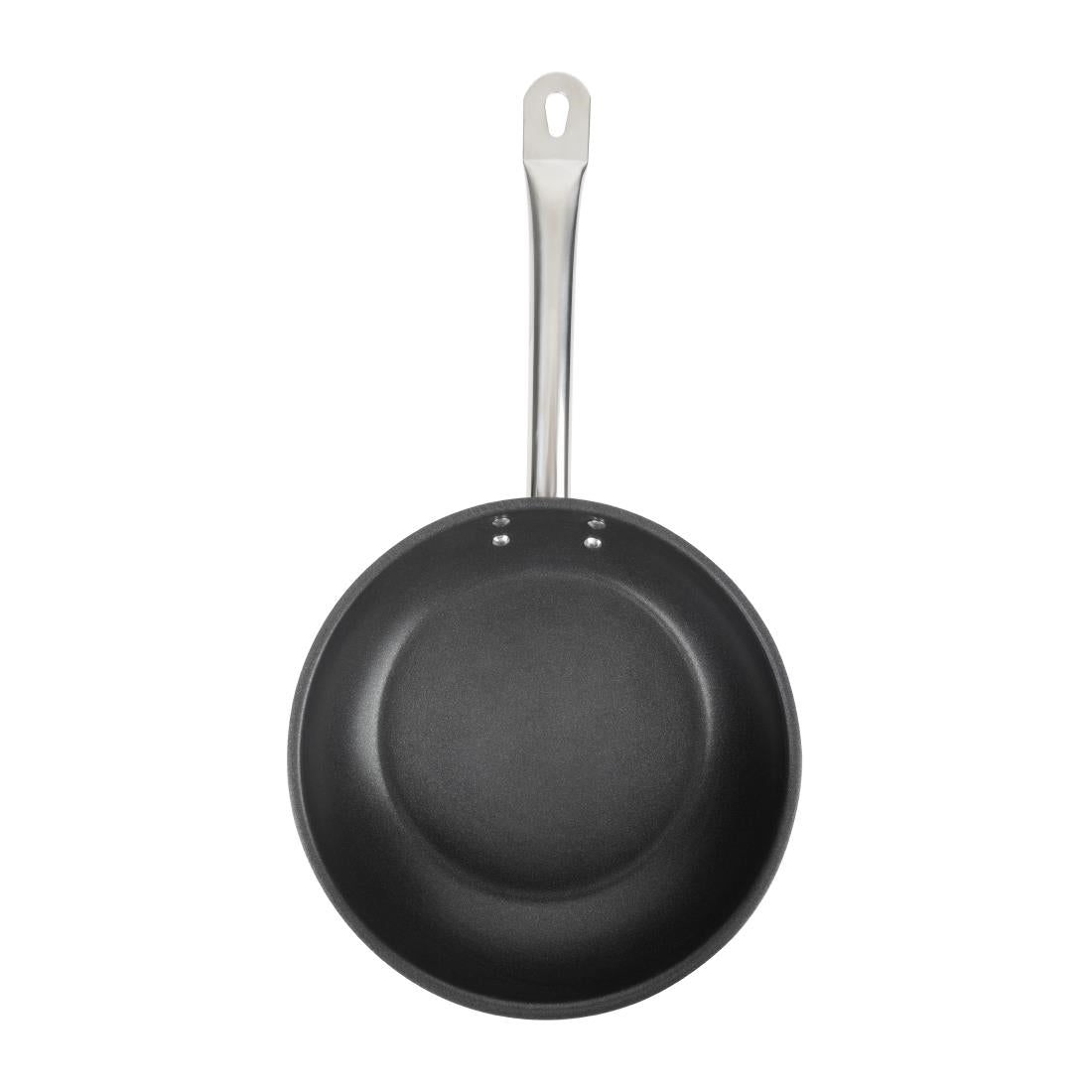 Vogue Stainless Steel Non-Stick Teflon Platinum Plus Frying Pan 24cm
