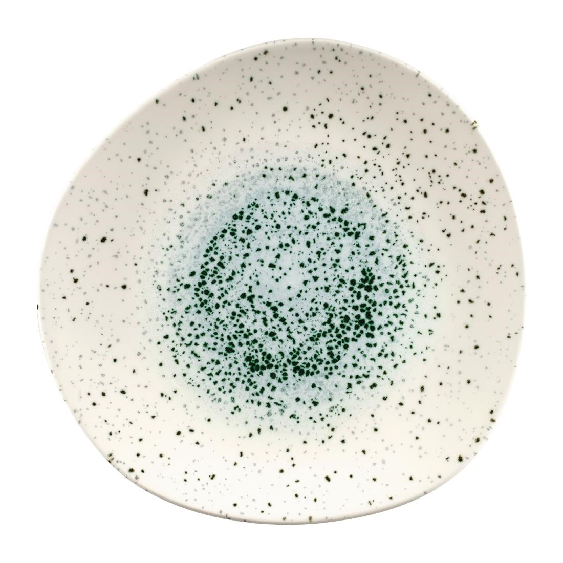 Churchill Studio Prints Mineral Green Centre Organic Round Plates 286mm (12 Pack)