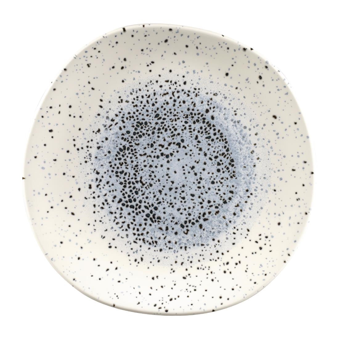 Churchill Studio Prints Mineral Blue Centre Organic Round Plates 264mm (12 Pack)