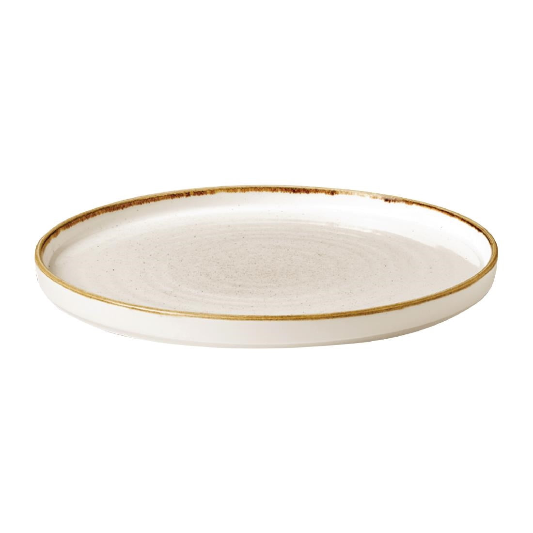 Churchill Stonecast Walled Chefs Plates Barley White 260mm (6 Pack)