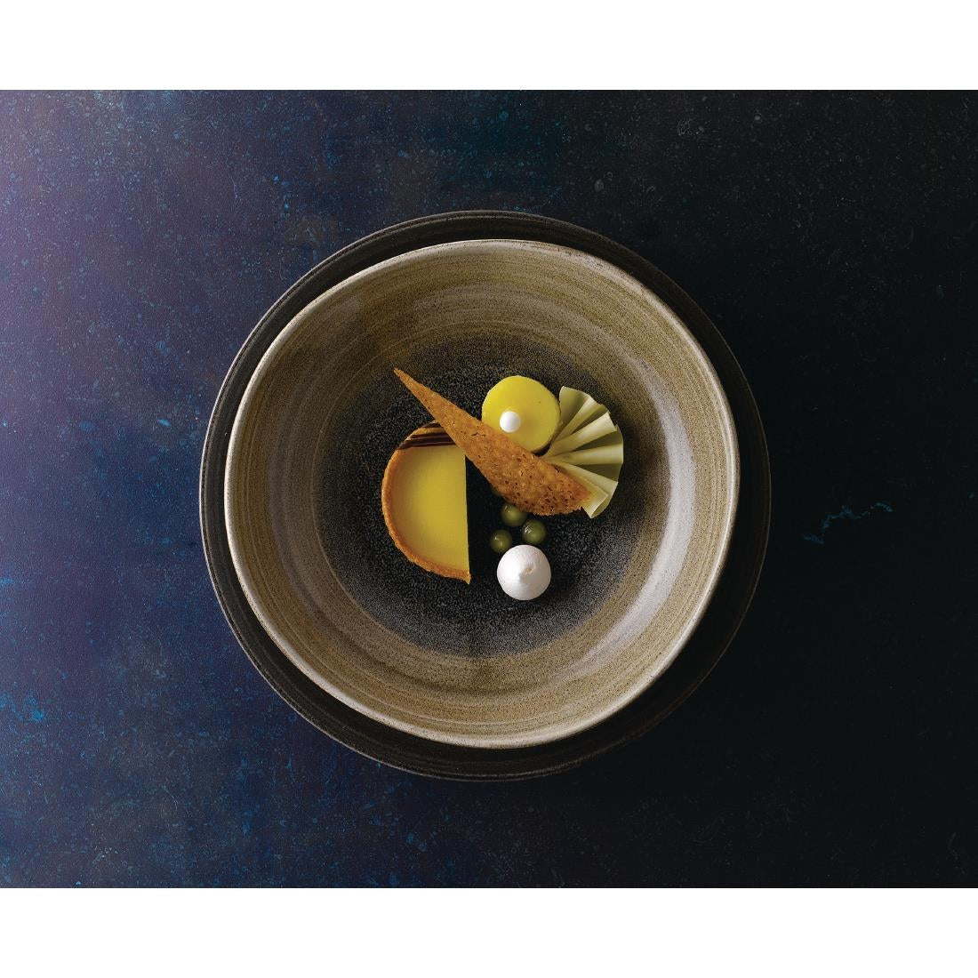 Churchill Stonecast Aqueous Organic Round Bowls Bayou Taupe 253mm (12 Pack)