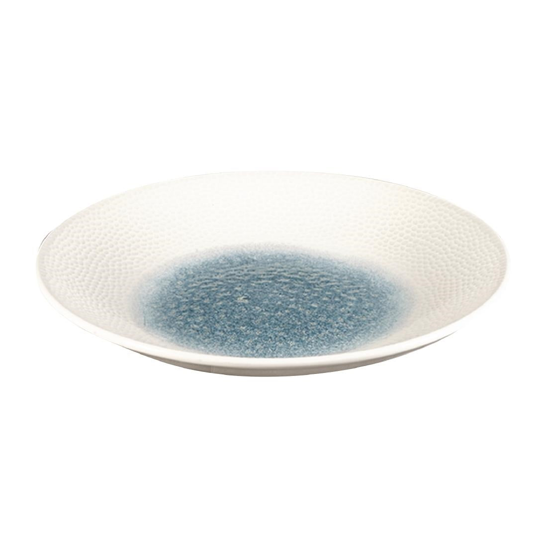 Churchill Isla Centre Print Deep Coupe Plates Topaz Blue 255mm (12 Pack)