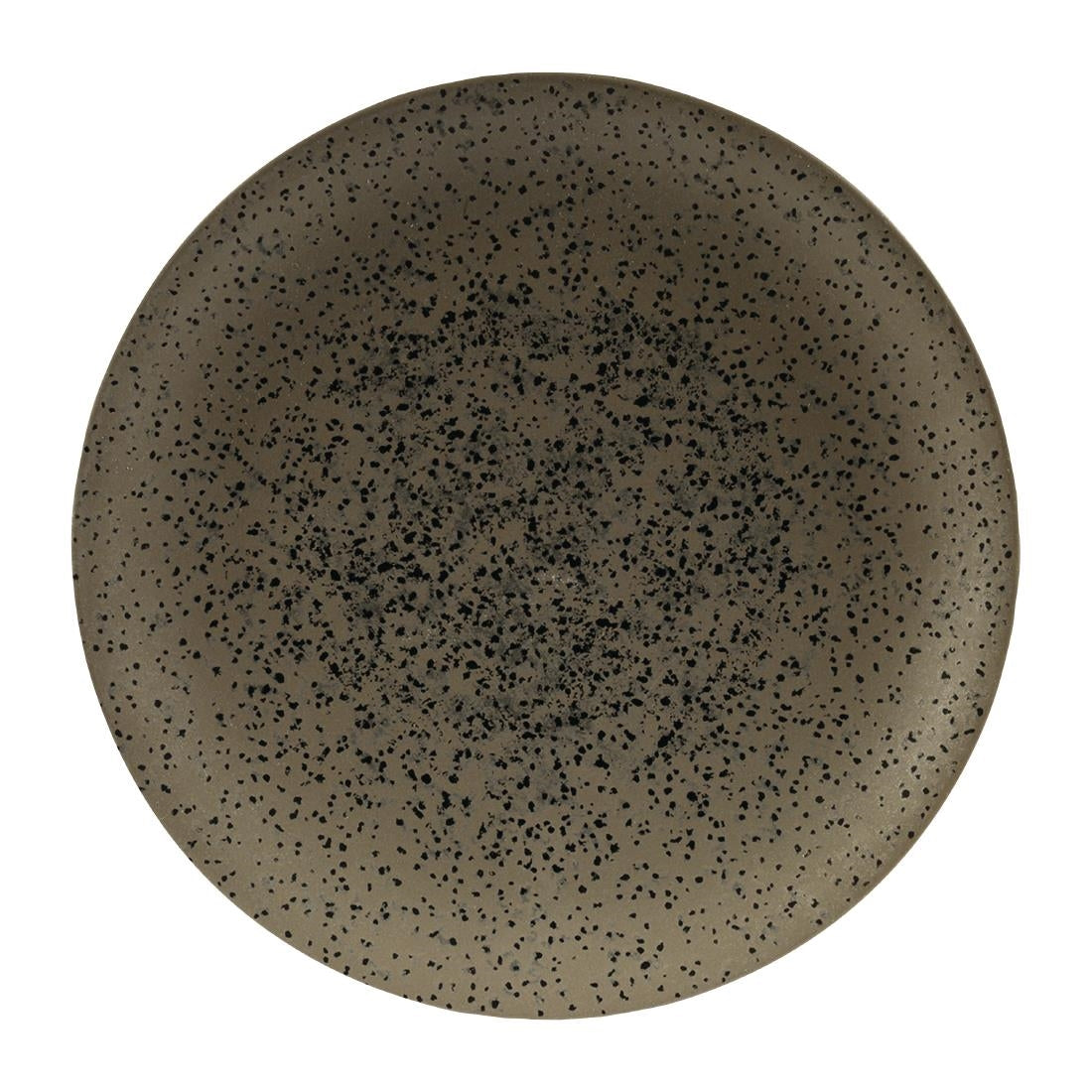 Churchill Menu Shades Caldera Coupe Plates Flint Grey 270mm (6 Pack)