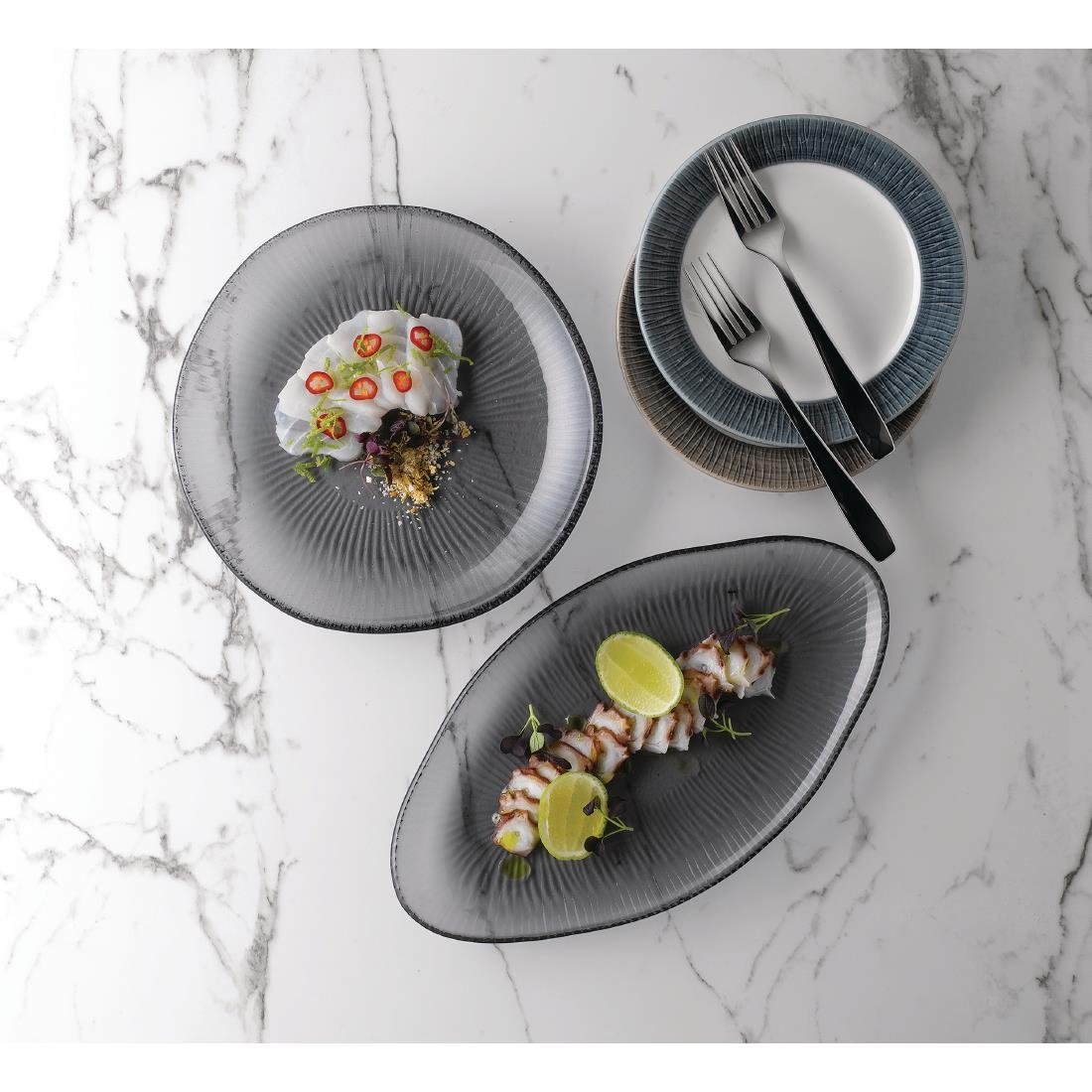 Churchill Bamboo Organic Glasses Bowls Dusk 215mm (6 Pack)