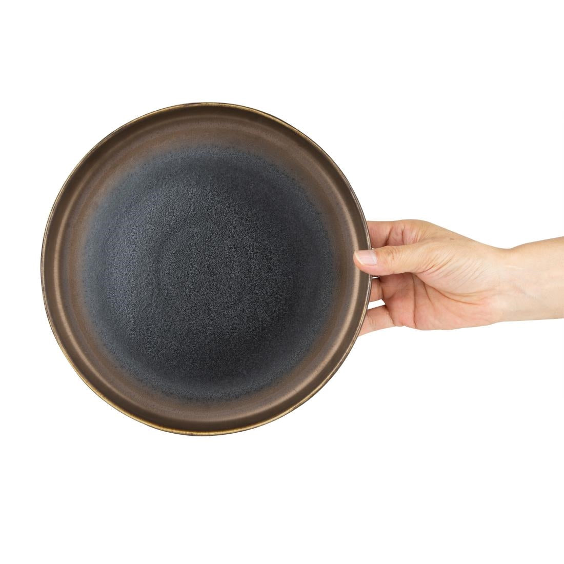 Olympia Ochre Flat Plates 220mm (6 Pack)