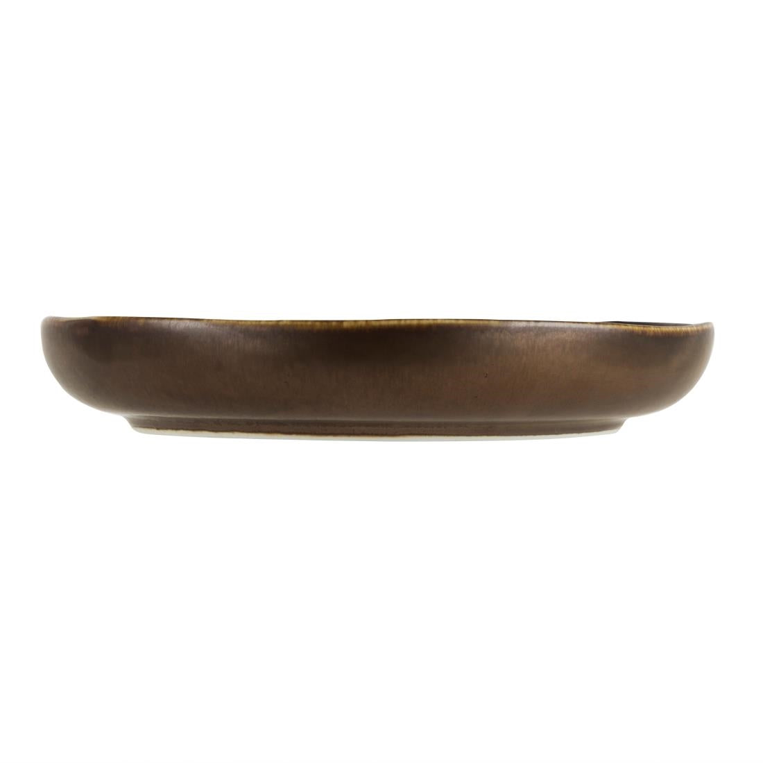 Olympia Ochre Flat Bowls 210mm (6 Pack)
