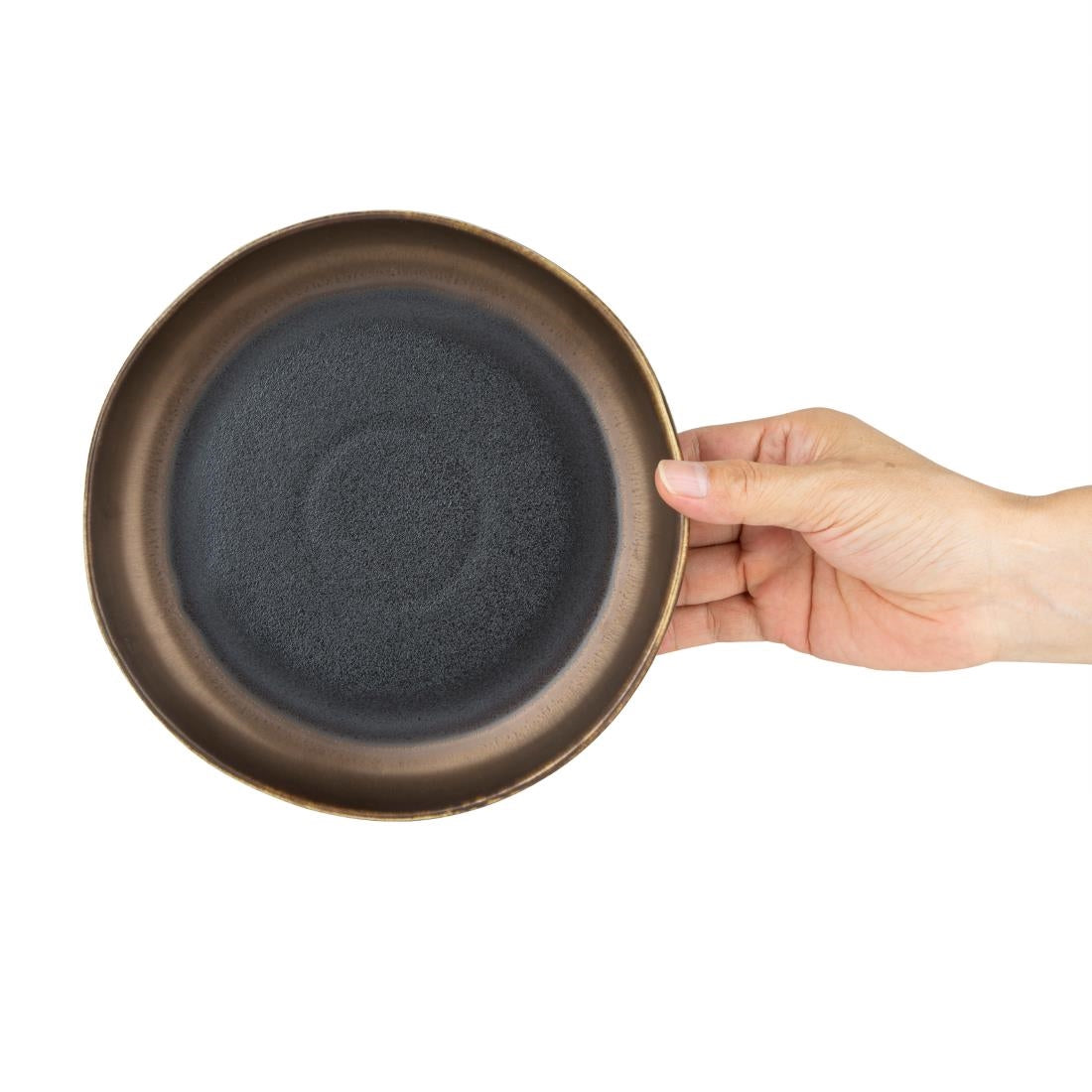 Olympia Ochre Flat Bowls 210mm (6 Pack)