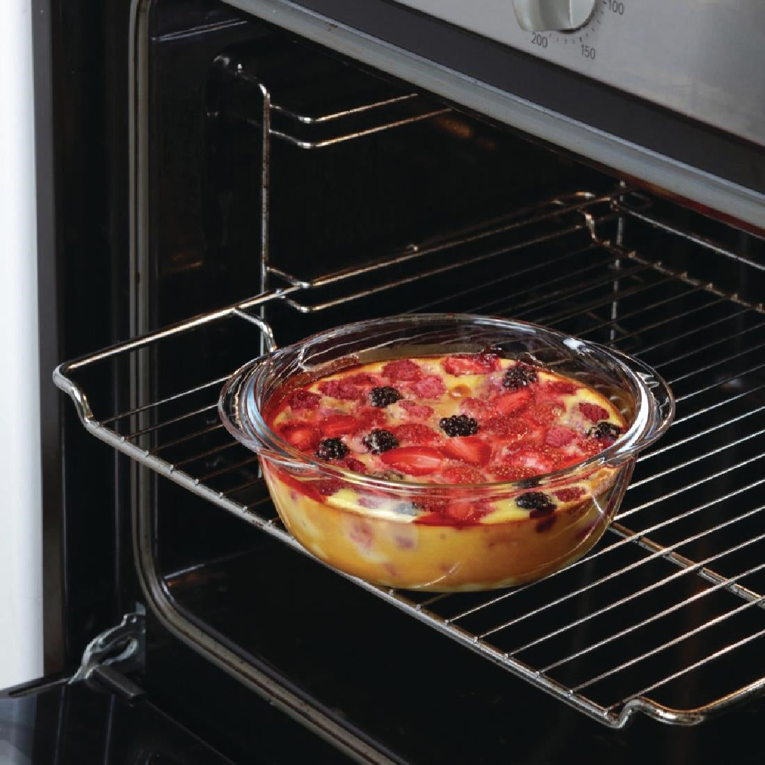 Pyrex Cook and Heat Round Dish with Lid 350ml