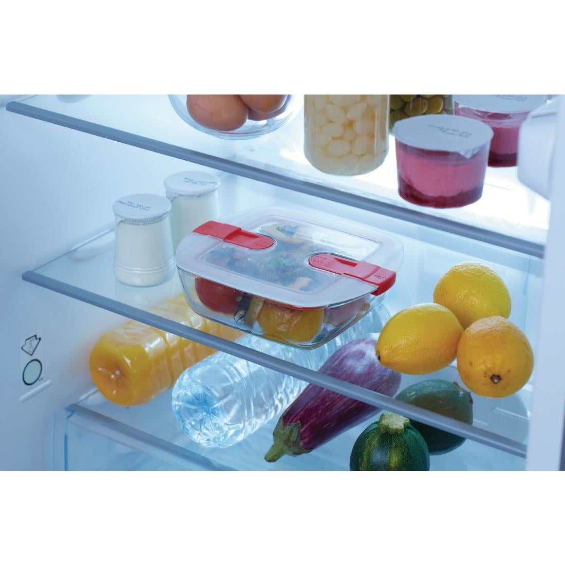 Pyrex Cook and Heat Square Dish with Lid 350ml