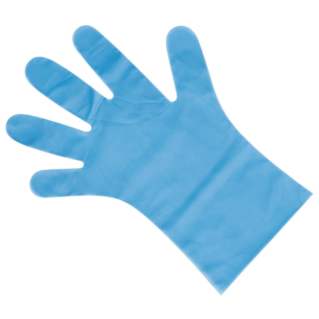Nisbets Essentials Powder-Free TPE Gloves Blue M (200 Pack)