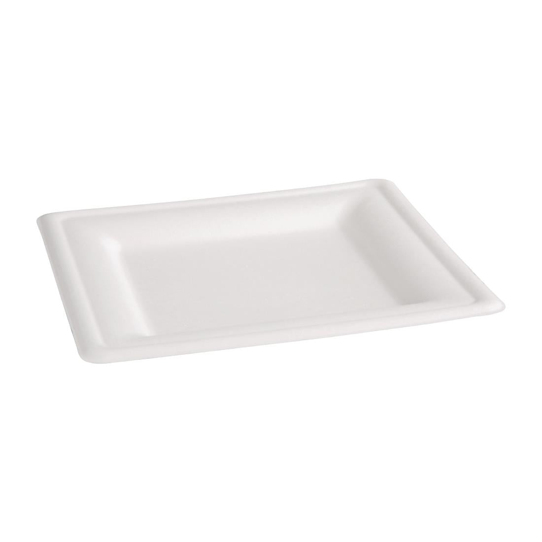 Fiesta Compostable Bagasse Square Plates 204mm (50 Pack)