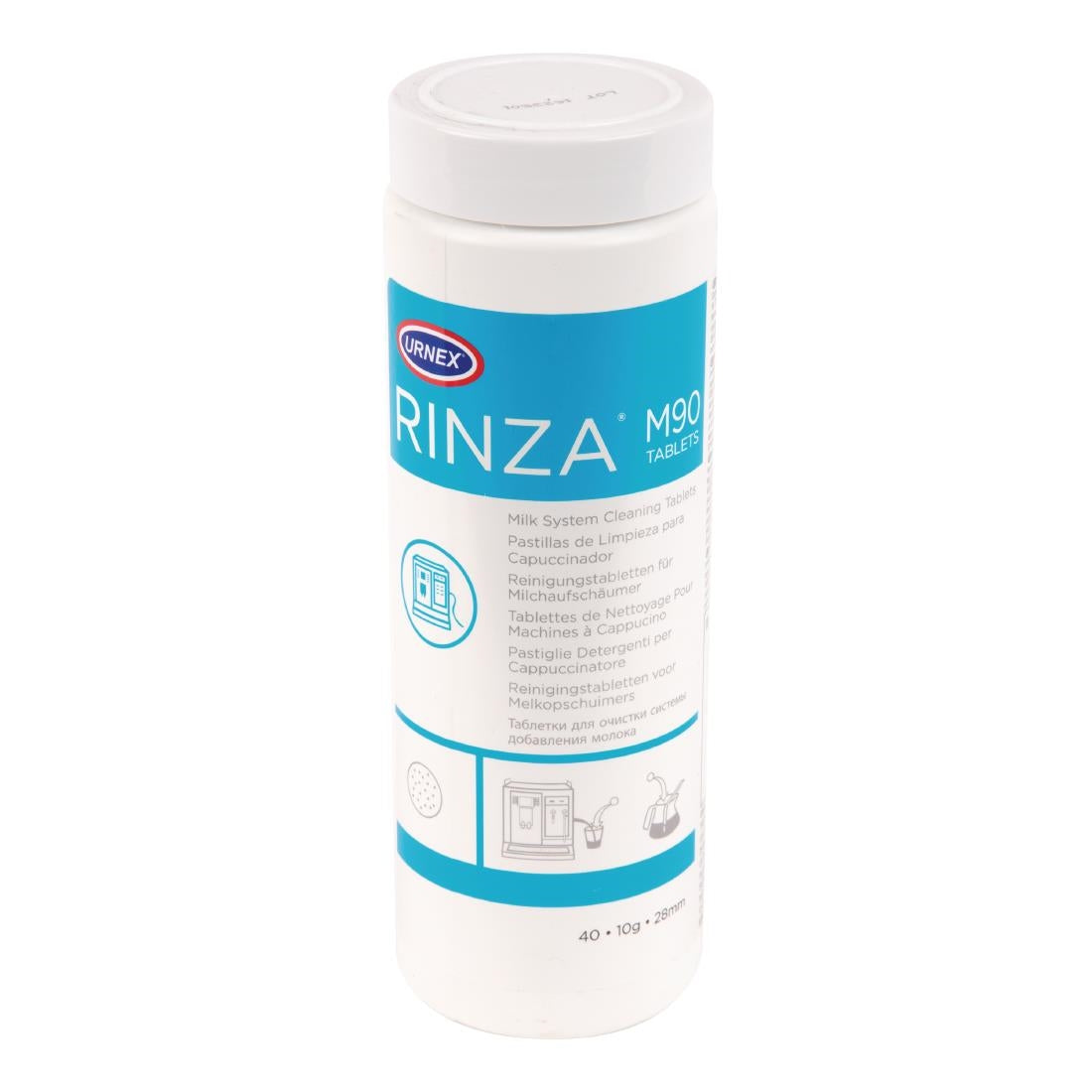 Urnex Rinza M90 Milk Frother Cleaner Tablets 10g (40 Tablets Pack)