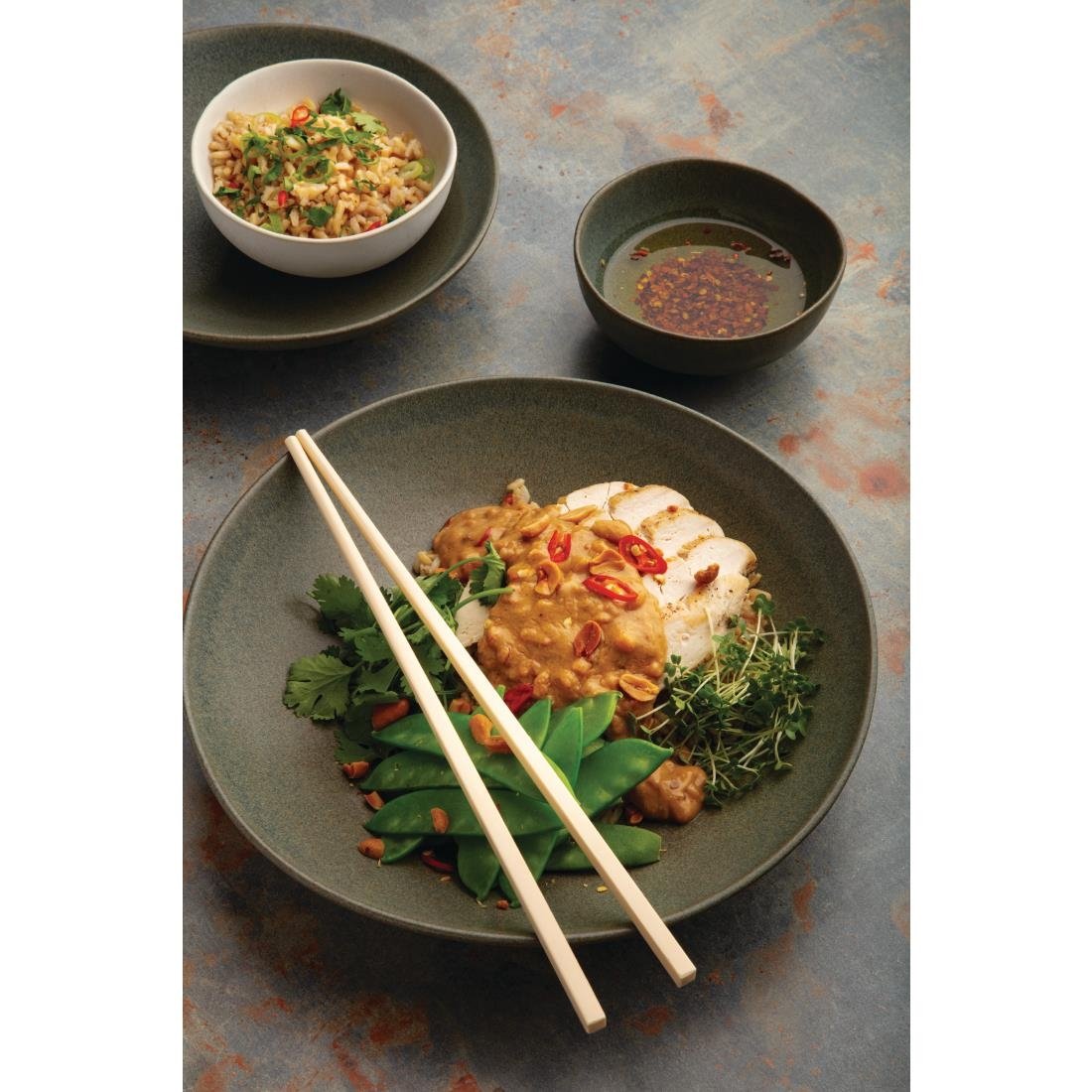 Olympia Build-a-Bowl Coupe Bowls Green 190mm (6 Pack)