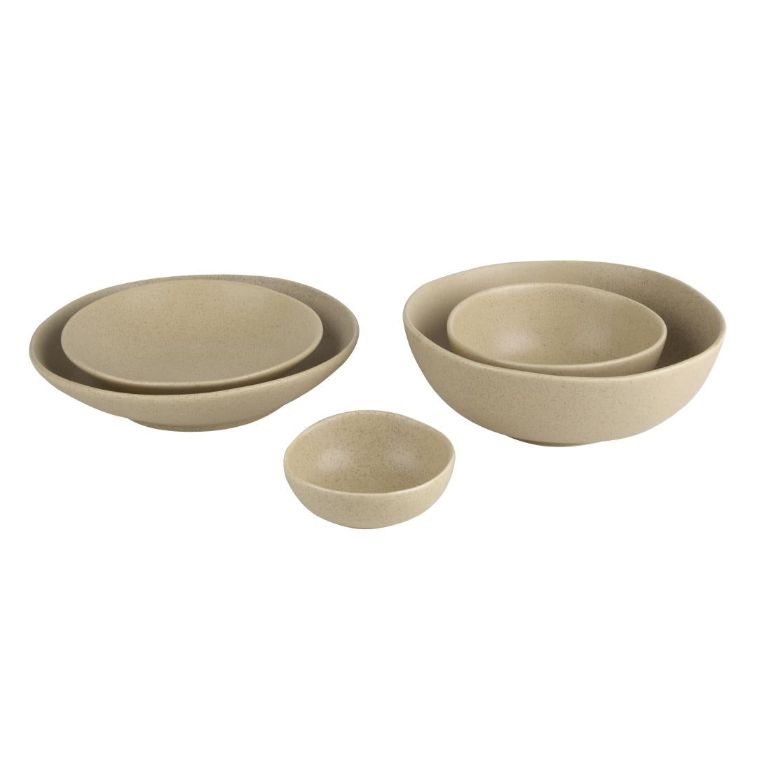 Olympia Build-a-Bowl Coupe Bowls Earth 250mm (4 Pack)