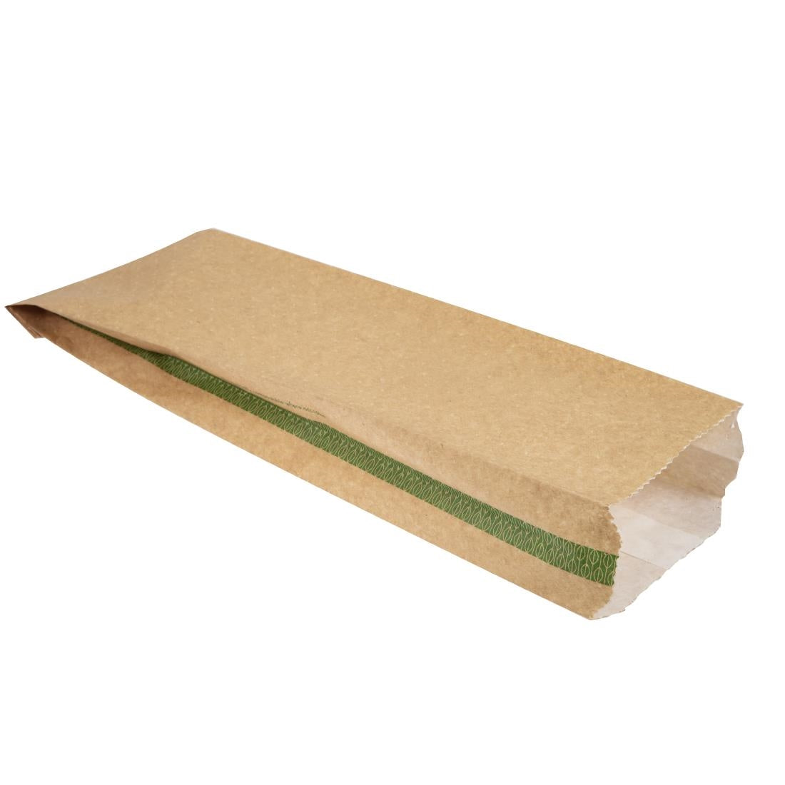 Vegware Compostable Therma Paper Hot Food Bags 356 x 101mm (500 Pack)