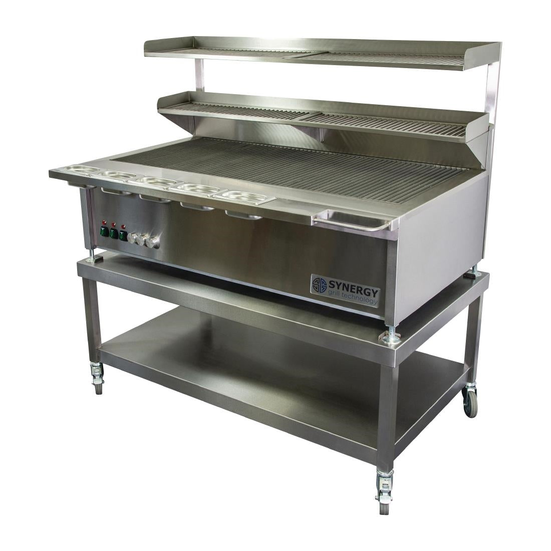 Synergy Grill Gas Chargrill with Garnish Rail and Slow Cook Shelf ST1300