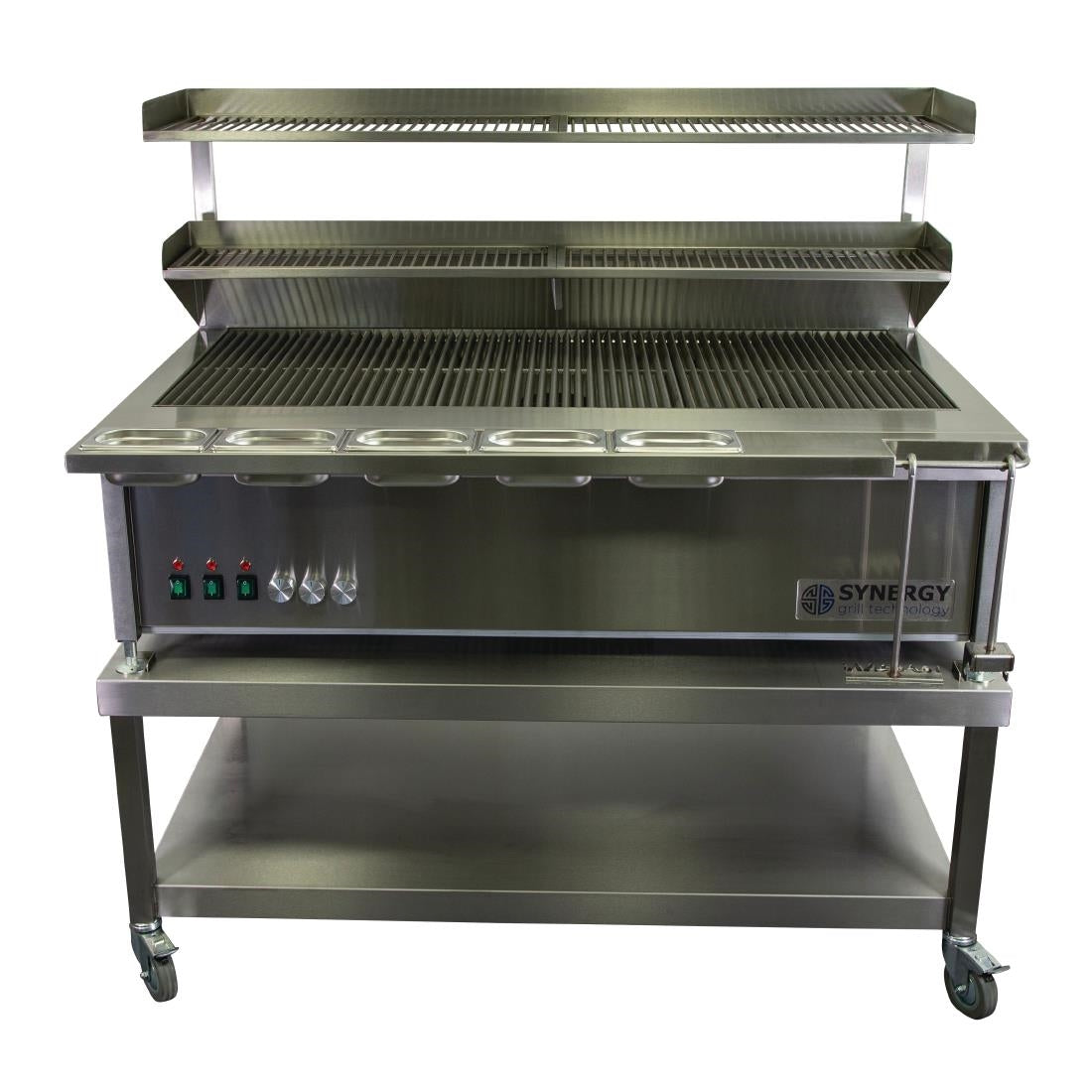 Synergy Grill Gas Chargrill with Garnish Rail and Slow Cook Shelf ST1300
