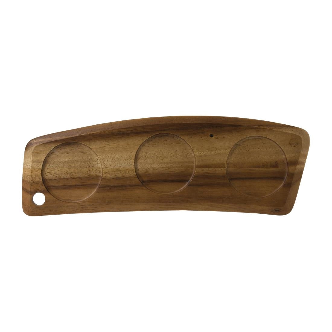 Churchill Alchemy Wood Large Geo Deli Board 457x152mm (4 Pack)