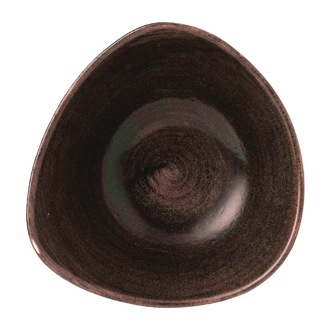 Churchill Stonecast Patina Lotus Bowls Iron Black 178mm (12 Pack)