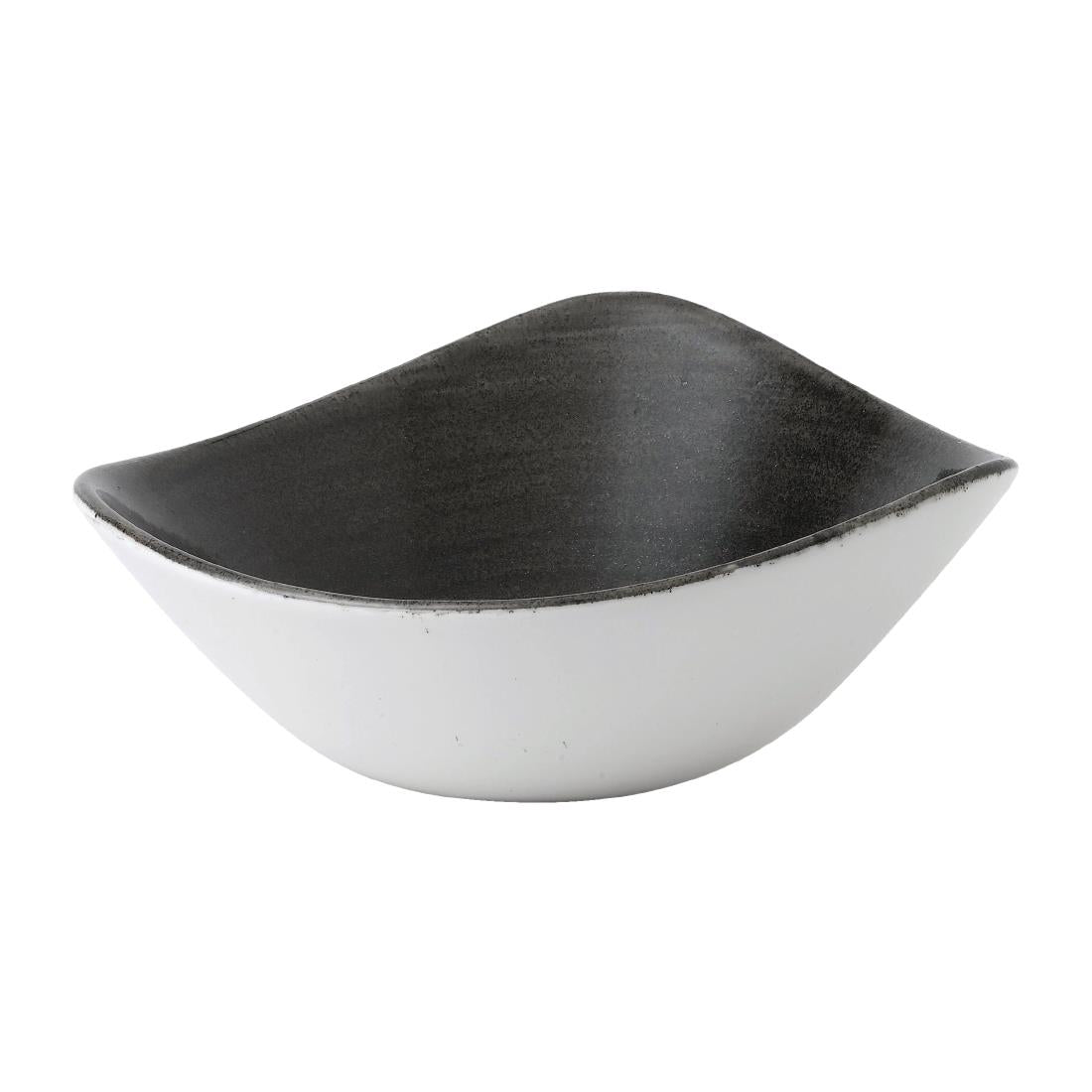 Churchill Stonecast Patina Lotus Bowls Iron Black 178mm (12 Pack)