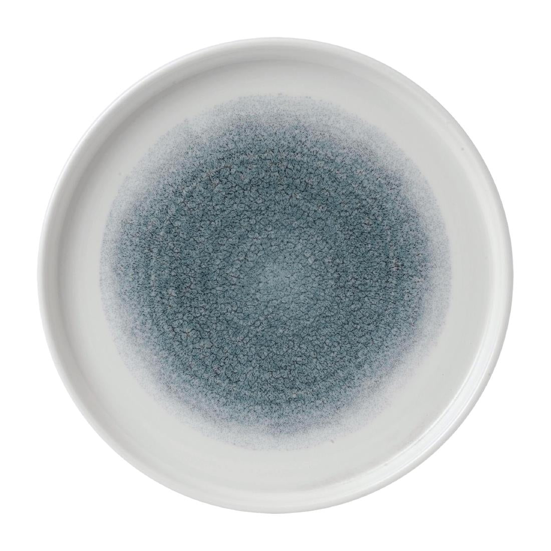 Churchill Raku Walled Plates Topaz Blue 218mm(6 Pack)