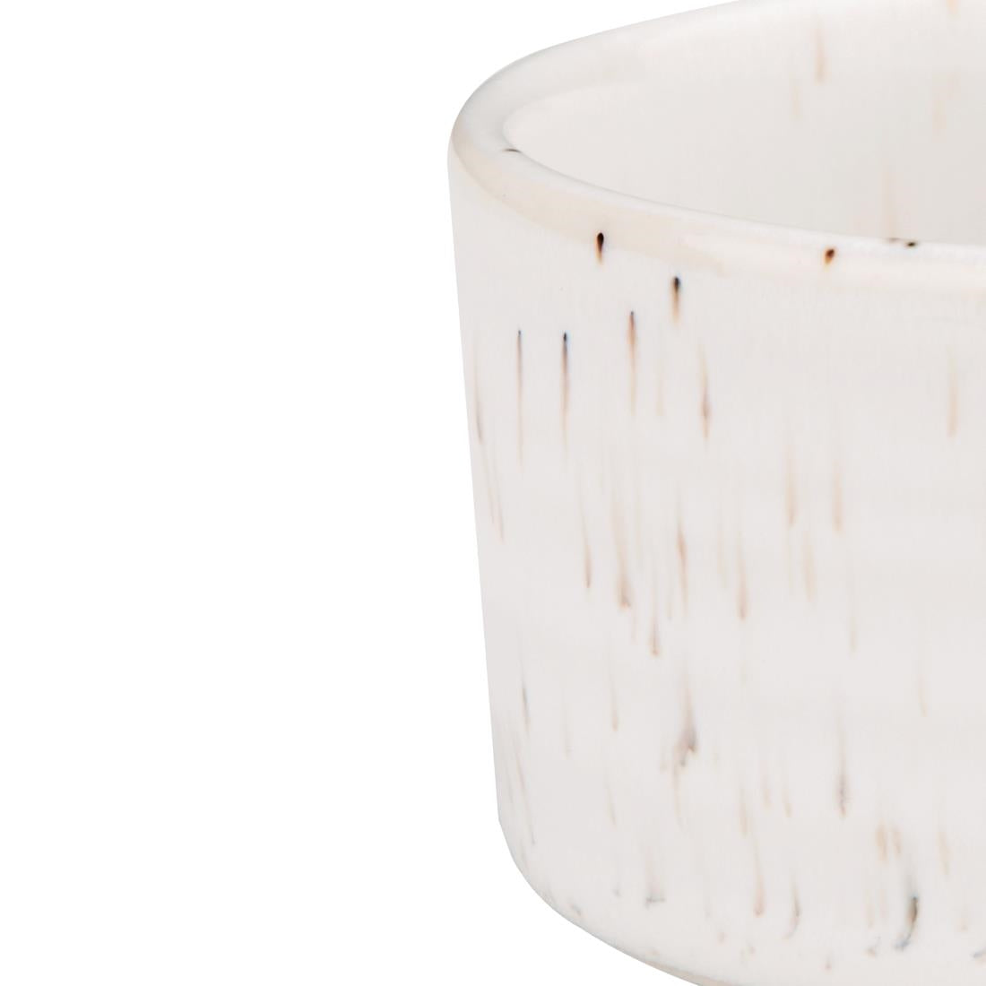 Olympia Cavolo Dipping Dishes White Speckle 67mm (12 Pack)