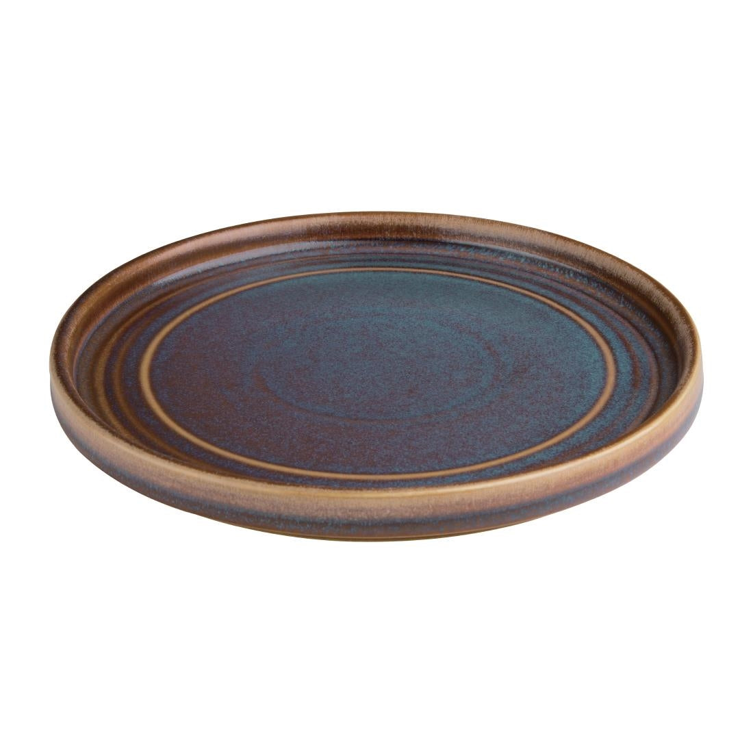 Olympia Cavolo Flat Round Plates Iridescent 180mm (6 Pack)