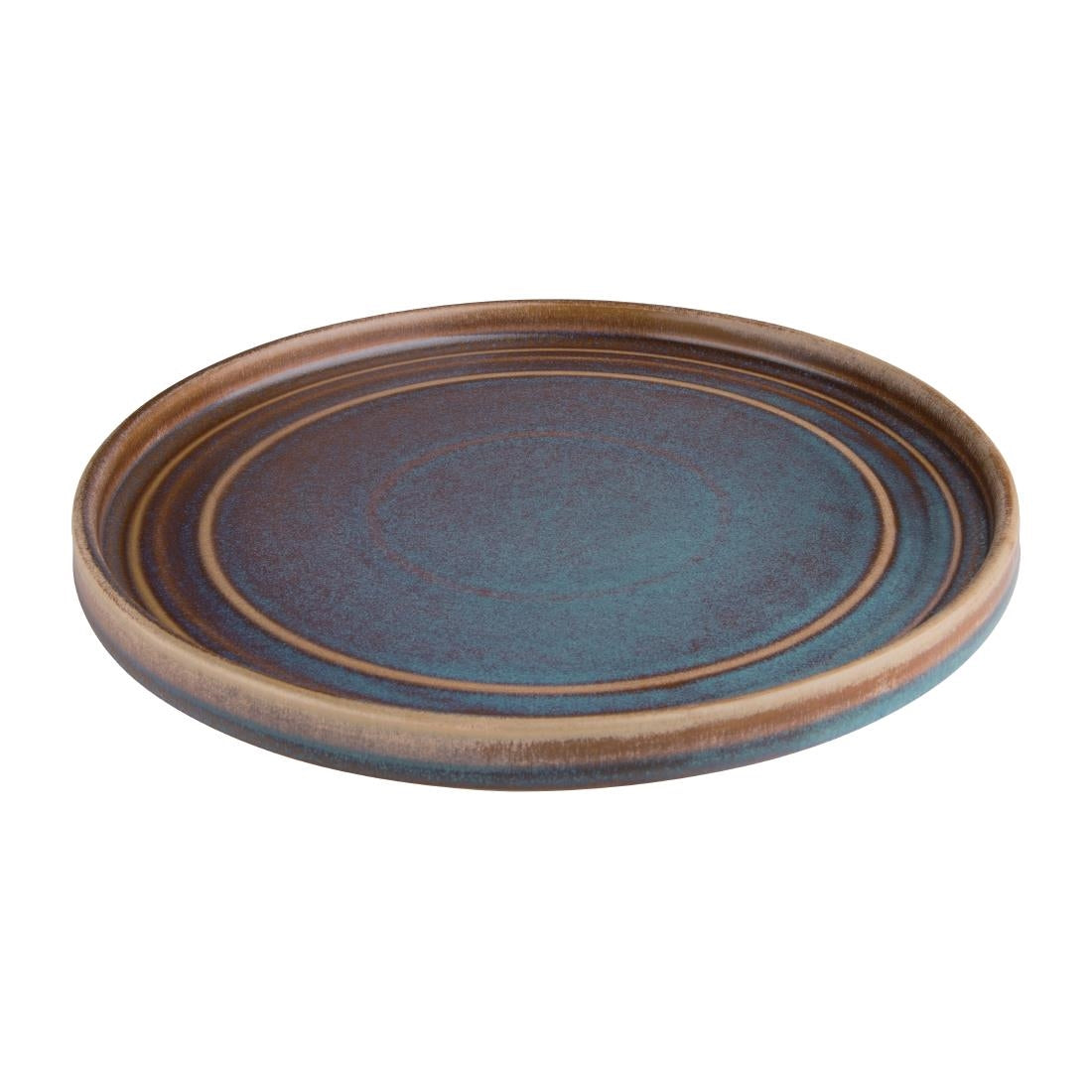 Olympia Cavolo Flat Round Plates Iridescent 220mm (6 Pack)