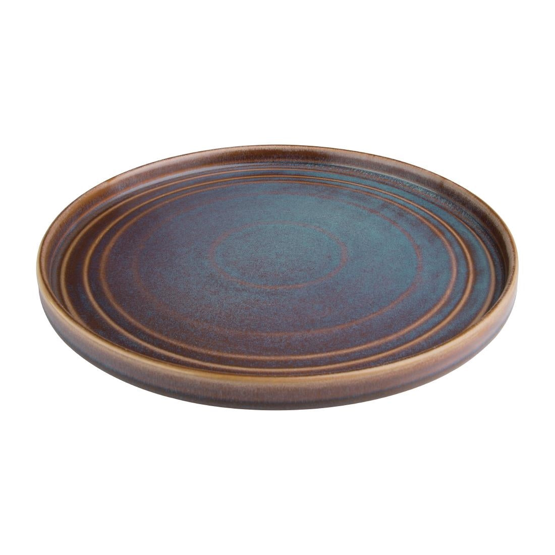 Olympia Cavolo Flat Round Plates Iridescent 270mm (4 Pack)