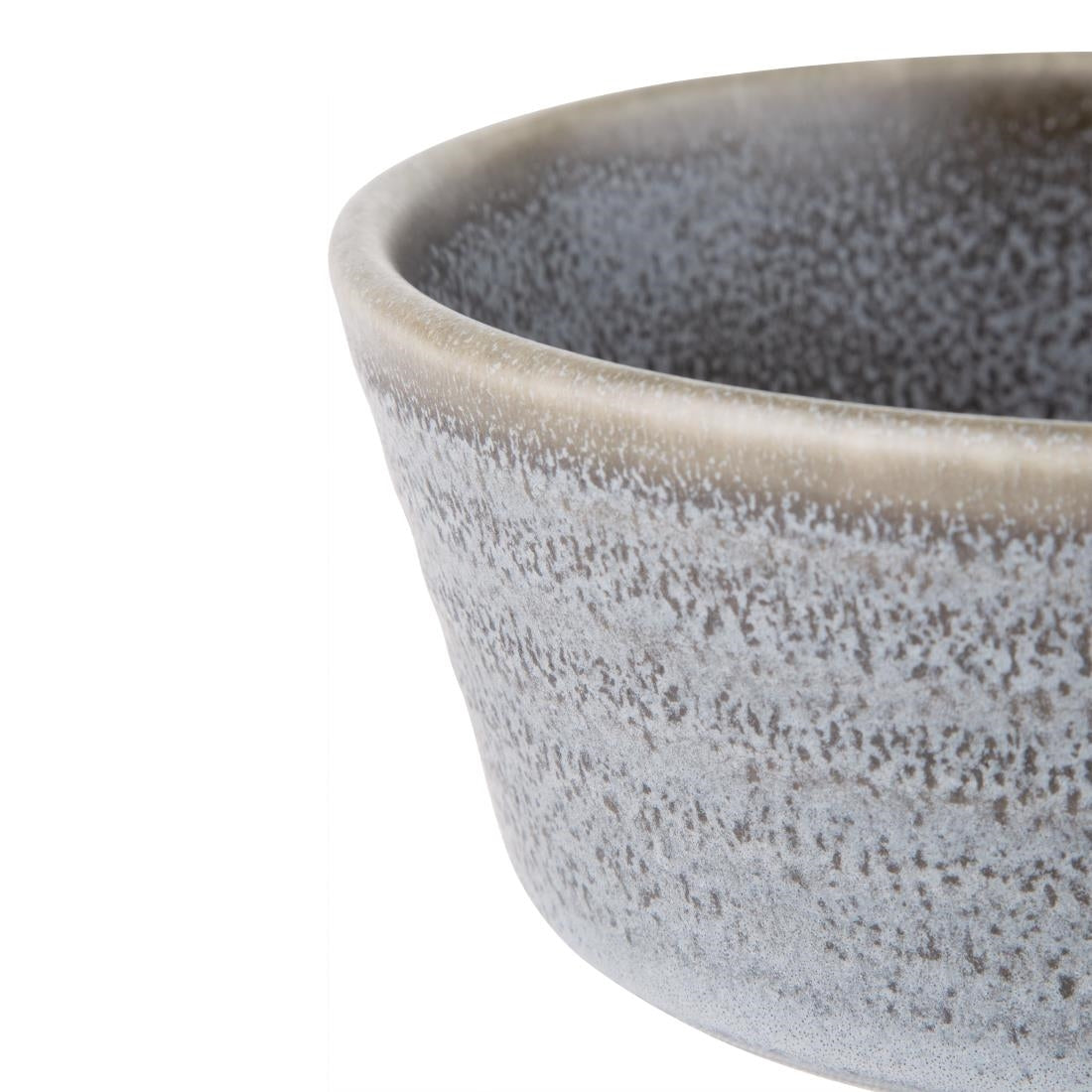 Olympia Cavolo Flat Round Bowls Charcoal Dusk 143mm (6 Pack)