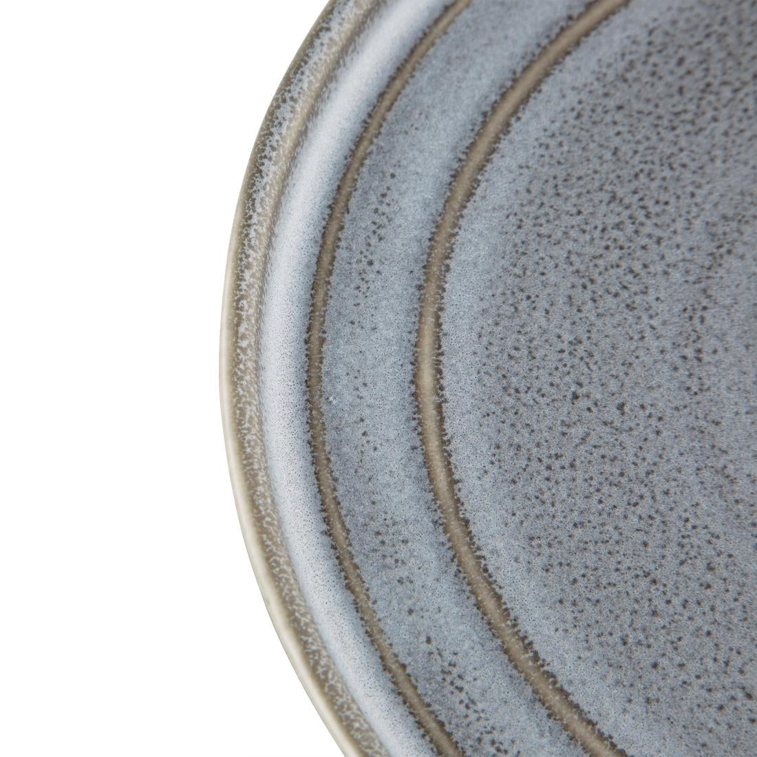 Olympia Cavolo Flat Round Plates Charcoal Dusk 220mm (6 Pack)