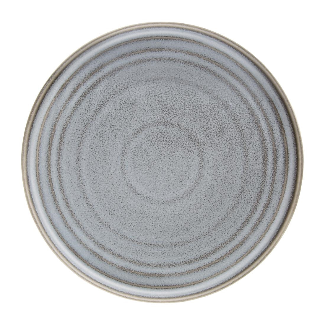 Olympia Cavolo Flat Round Plates Charcoal Dusk 270mm (4 Pack)
