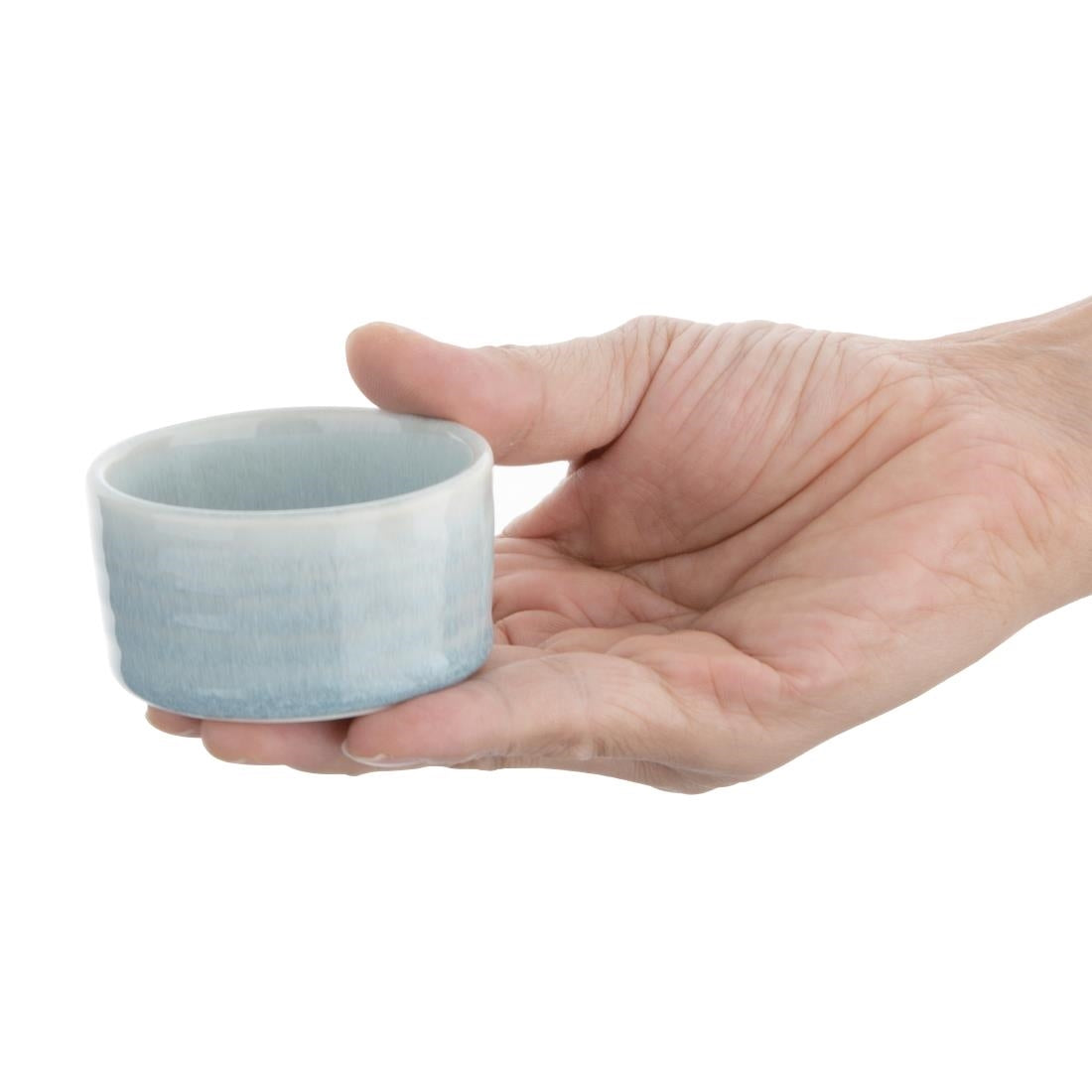 Olympia Cavolo Dipping Dishes Ice Blue 67mm (12 Pack)