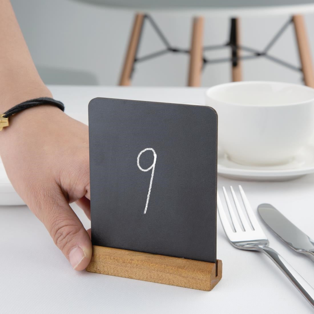 Olympia Mini Elegant Tableboard 100(H) x 80(W)mm (4 Pack)
