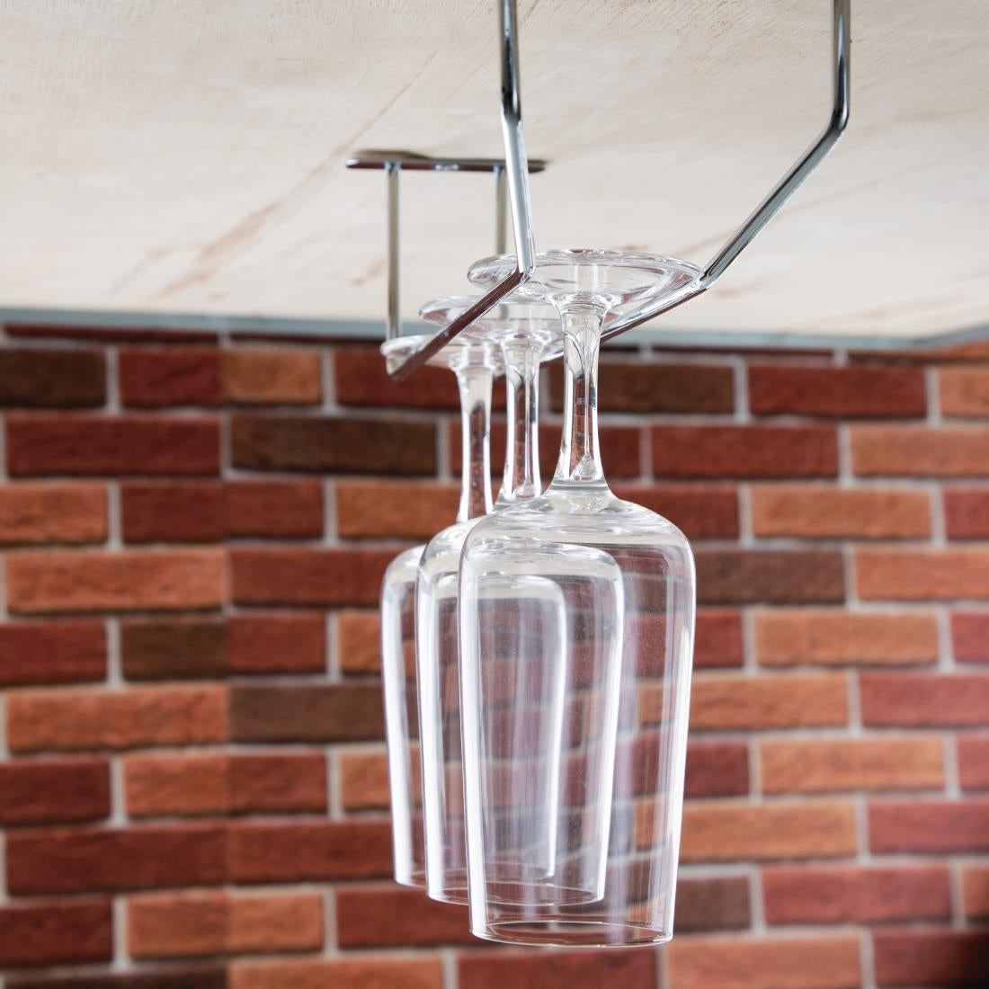 Olympia Wine Glass Rack Chrome 254mm