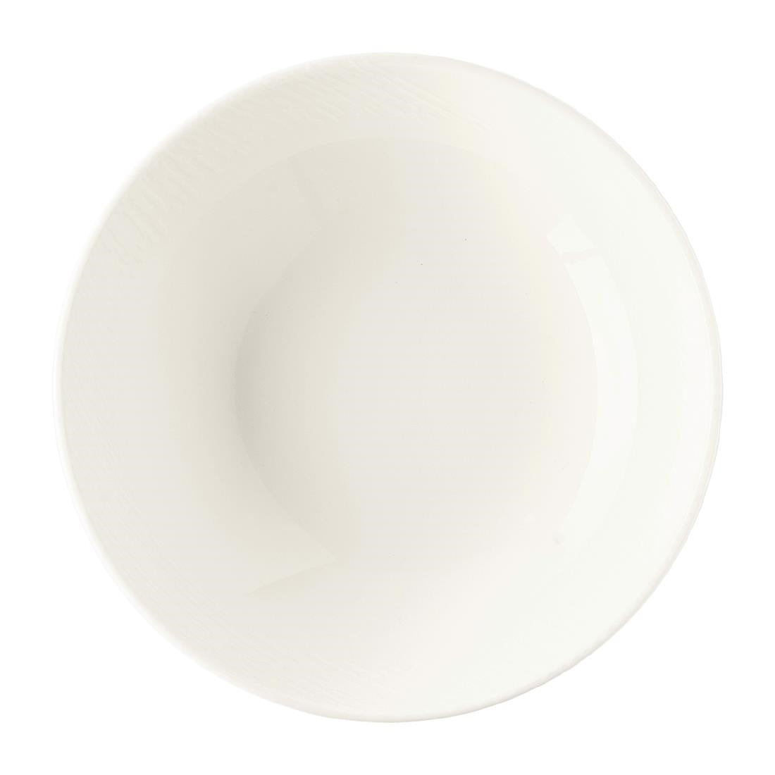 Royal Crown Derby Bark White Coupe Bowls 165mm (6 Pack)
