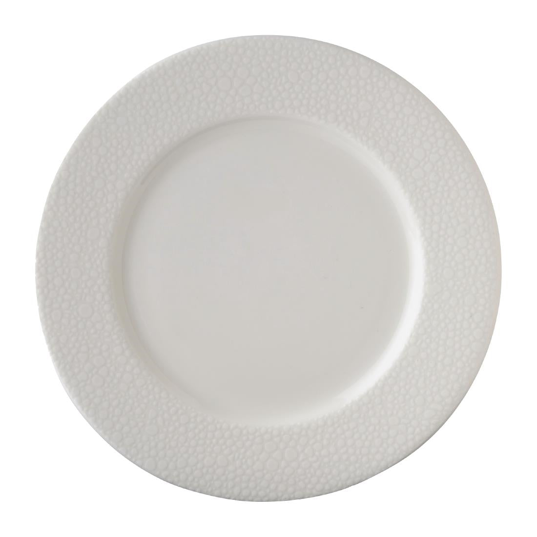 Royal Crown Derby Effervesce White Flat Rim Plates 156mm (6 Pack)