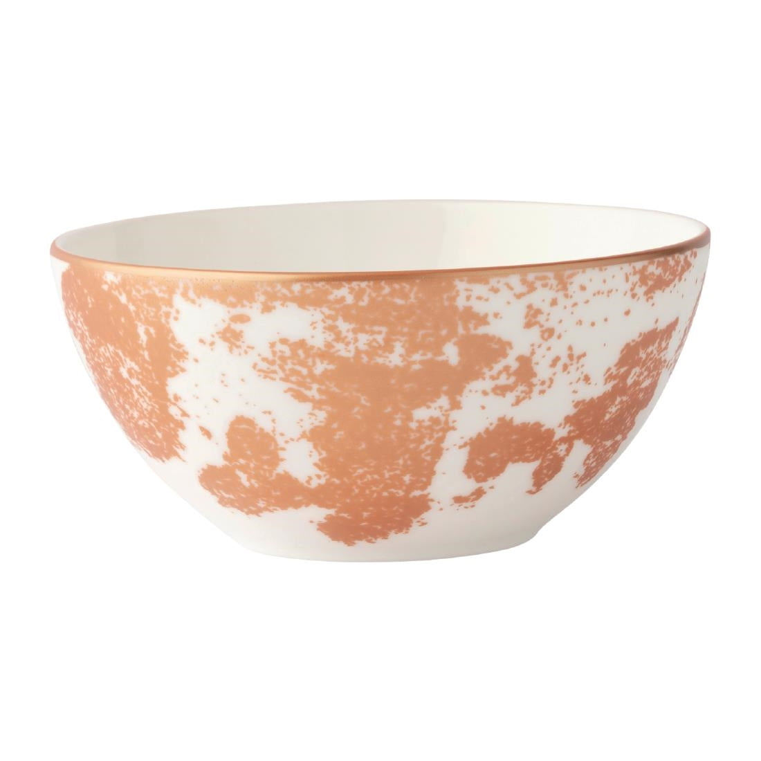 Royal Crown Derby Crushed Velvet Copper Bowls 115mm (6 Pack)