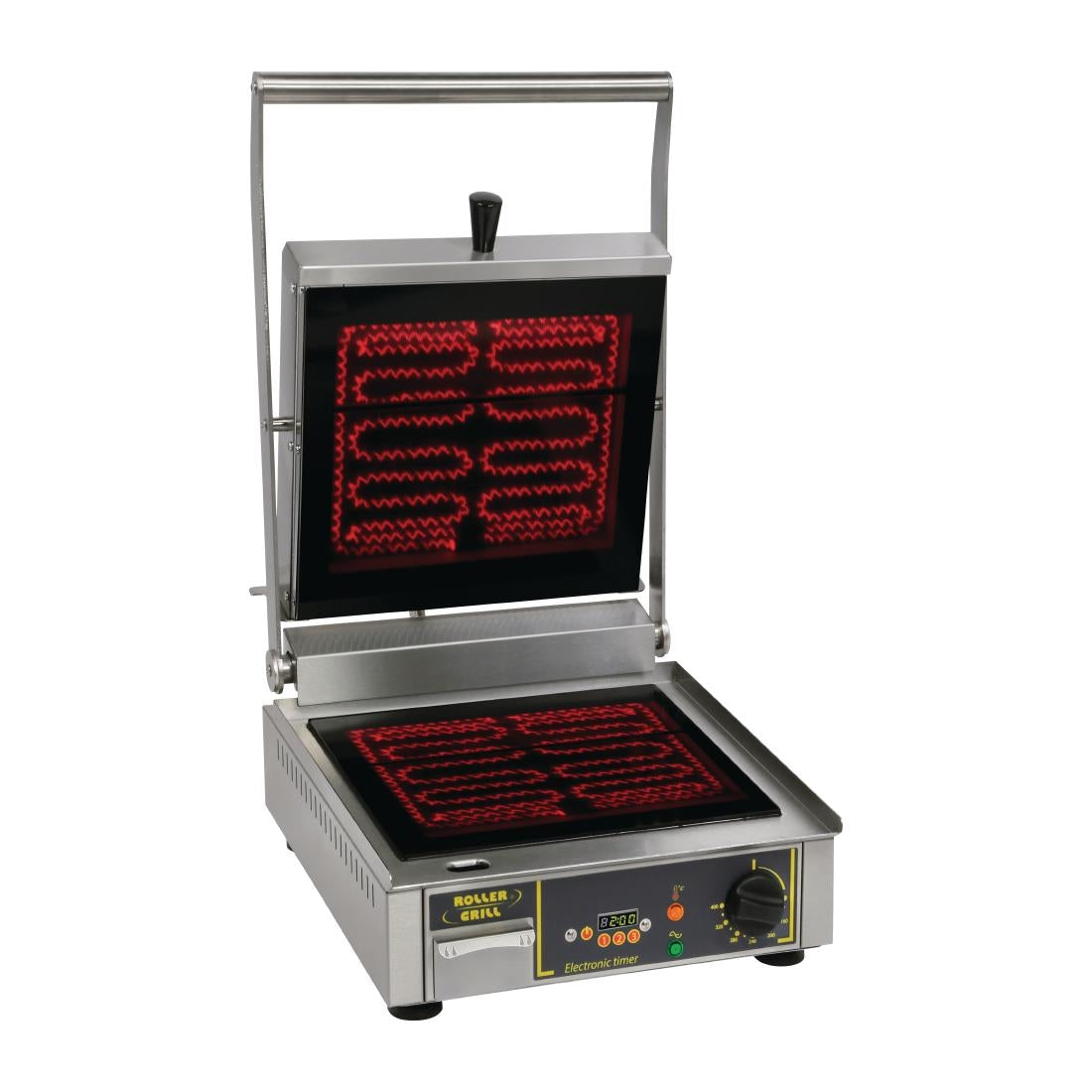 Roller Grill Premium VC FT Single Flat Plate Contact Grill
