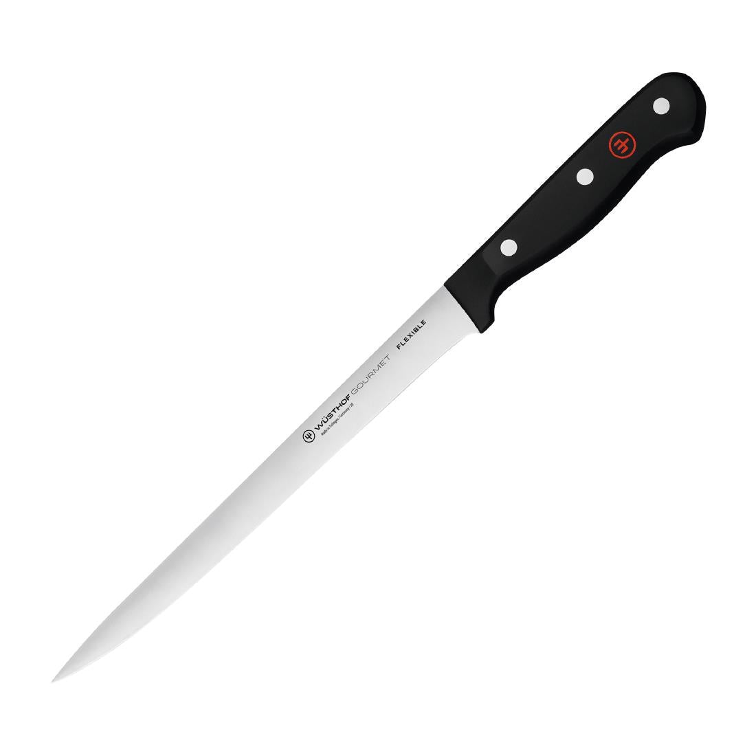 Wüsthof Gourmet Flexible Fish Fillet Knife Black 20cm