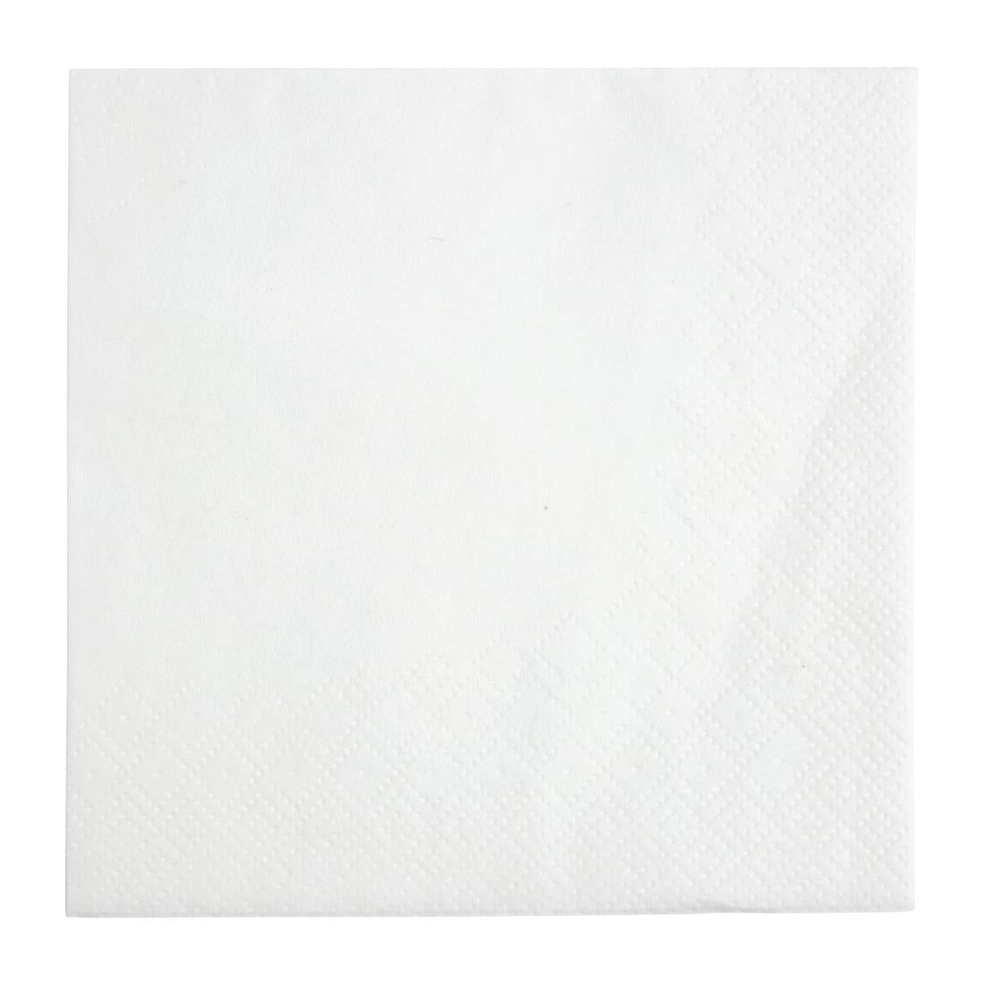 White Cocktail Napkin