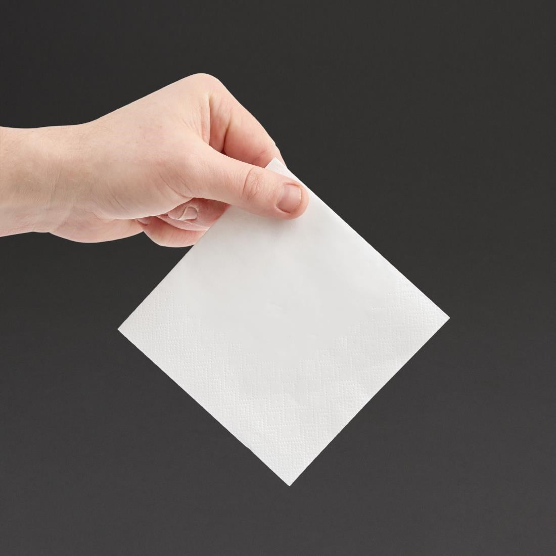 White Cocktail Napkin