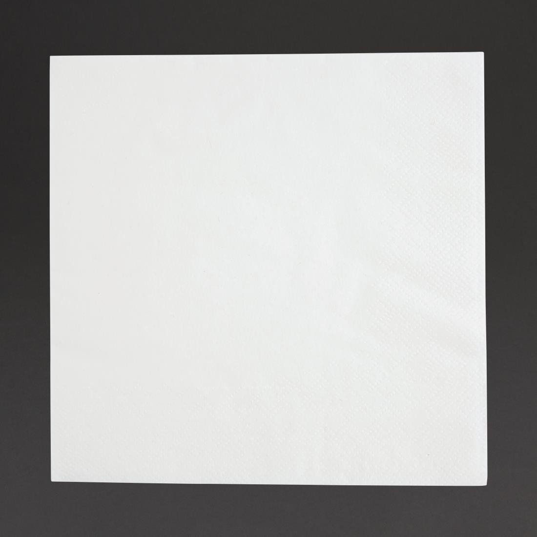 Fiesta Recyclable Lunch Napkin White 33x33cm 2ply 1/4 Fold (2000 Pack)
