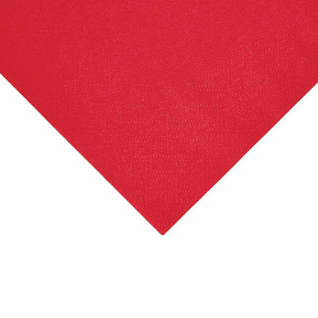 Fiesta Recyclable Lunch Napkin Red 33x33cm 2ply 1/4 Fold (2000 Pack)