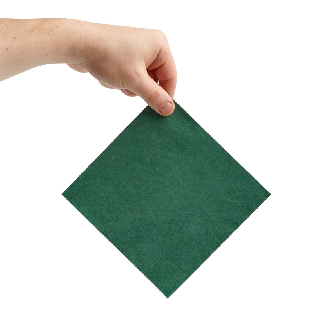 Fiesta Recyclable Lunch Napkin Green 33x33cm 2ply 1/4 Fold (2000 Pack)