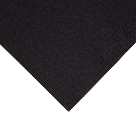 Fiesta Recyclable Lunch Napkin Black 33x33cm 2ply 1/4 Fold (2000 Pack)