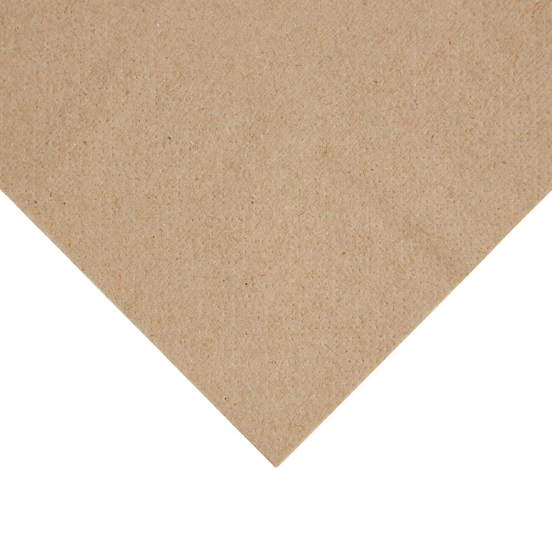 Fiesta Recyclable Recycled Lunch Napkin Kraft 33x33cm 2ply 1/4 Fold (2000 Pack)