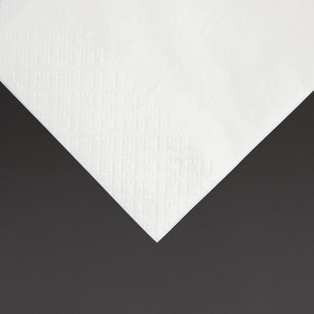 Fiesta Recyclable Lunch Napkin White 330x330mm 2ply 1/8 Fold (2000 Pack)